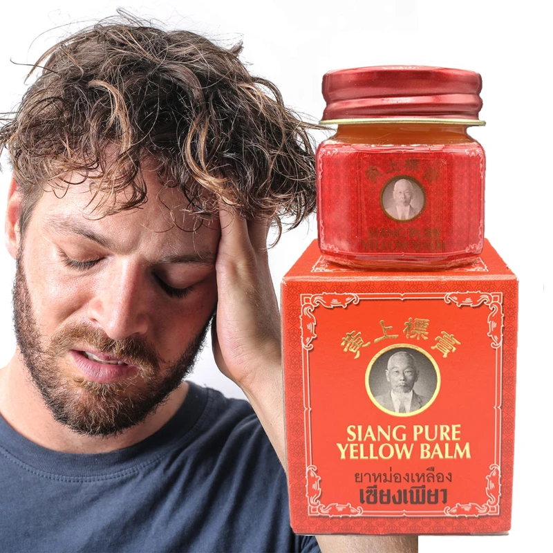 Eklem ağrısı, kas gerginliğini, alt sırt ve omurga ağrısı için masaj ve emilim tedavisi için 1 adet tay sarı etiket merhem