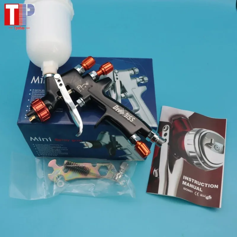 

For Car Paint Repair Mini Paint Spray Gun Airbrush Painting 250ml Pot Water Based Air Spray Car Aerograph Pneumatic