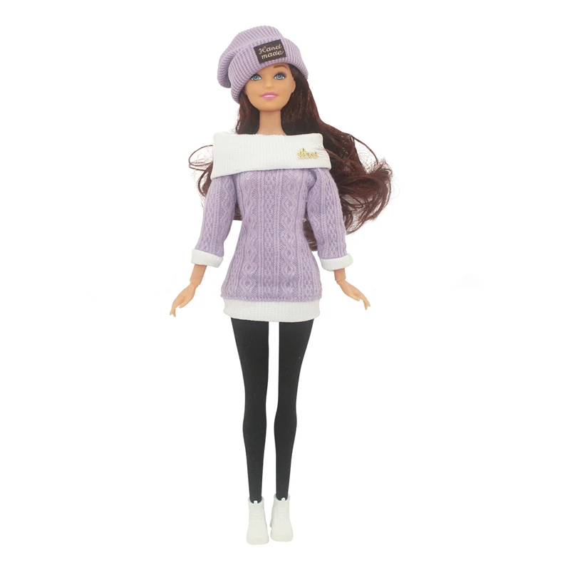 GIVBRO Lot De 3 Vêtements Pour Poupées 30 Cm - Pyjama, Barboteuse, Bonnet Et Accessoires