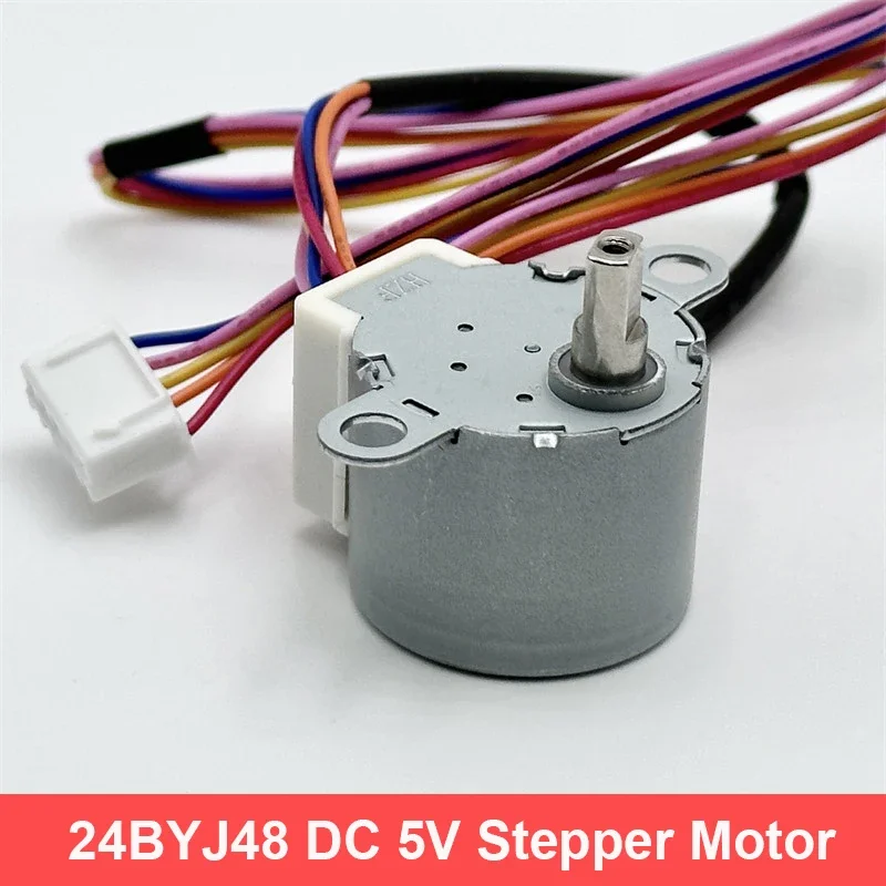 24BYJ48 Micro 4-Phase 5-Wire Reduction Stepper Motor DC 5V Micro Gear Stepping Motor For Camera Monitoring air conditioner Robot