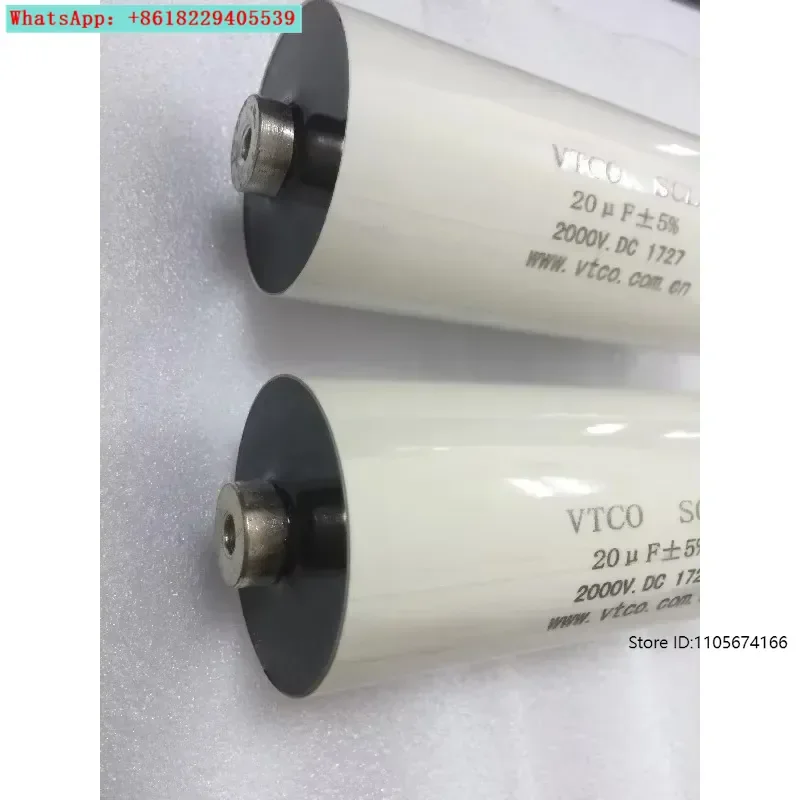 Brand new, genuine product Film capacitor 2000VDC 20µF nut type filter capacitor