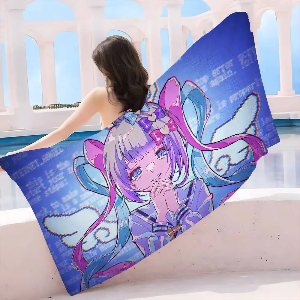 Needy Girl Overdose Game Microfiber Beach Towel Absorbent Quick dry Soft Yoga Swimming Resort Mountain Climbing Towel