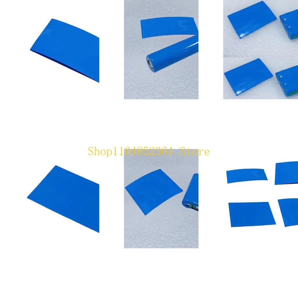 

652f 100ps батарея кожа ПВХ Пленка Пленка Закрытие Аккумулятор ПВХ тепловая пленка усаживаемая пленка с усаживаемой кабельной