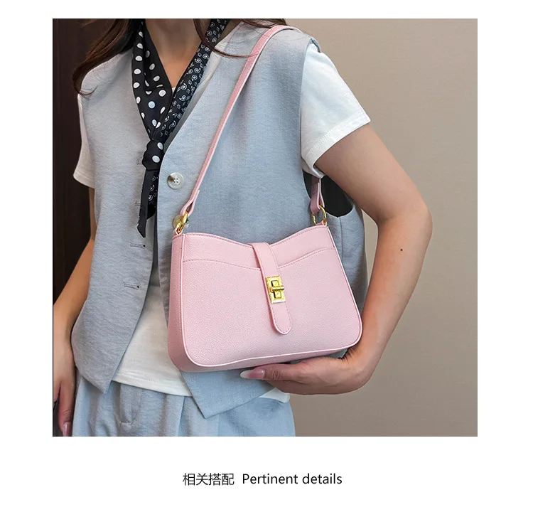 

Korean version niche underarm bag women's 2025 new fashion simple shoulder bag casual commuter messenger bag