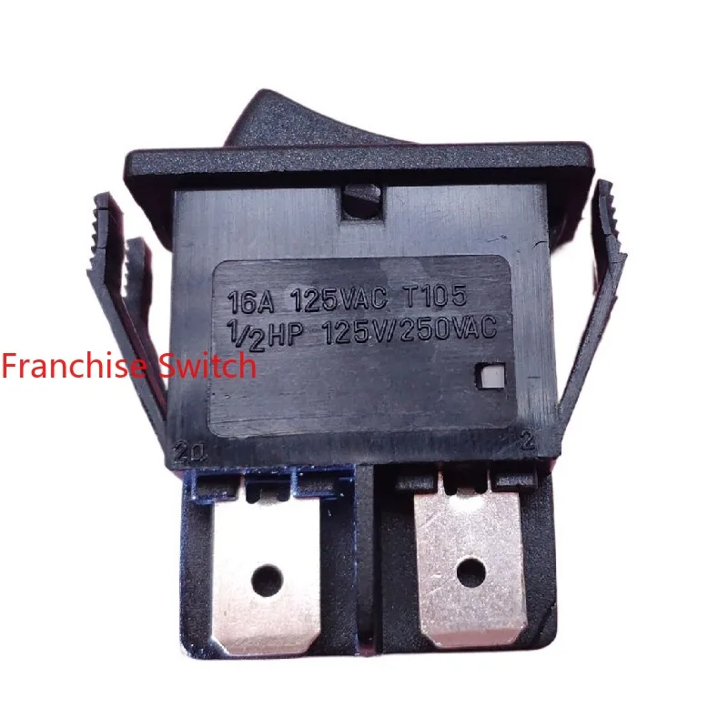 10PCS Black rocker switch with indicator light, card position power  ON-OFF freezer  RL1-8 in stock