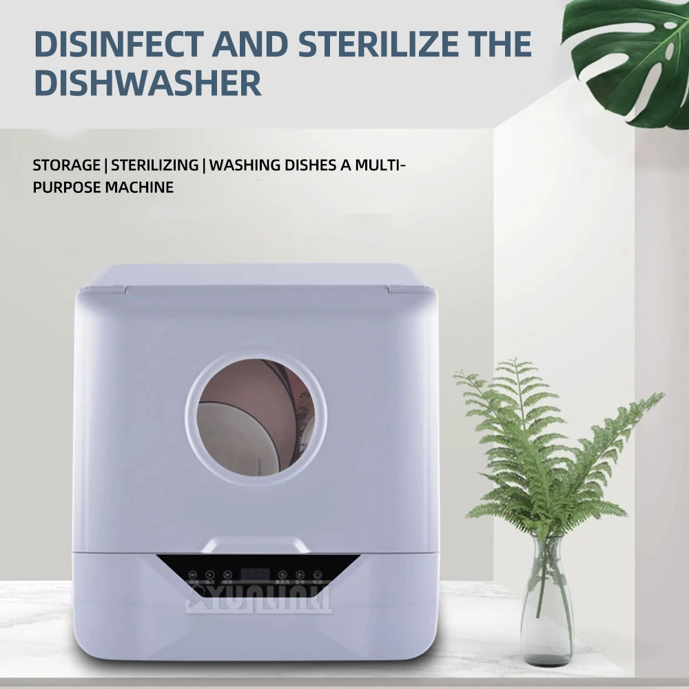 Countertop Electric Dish Washing Machine Kitchen Dish Bowl Lavavajillas