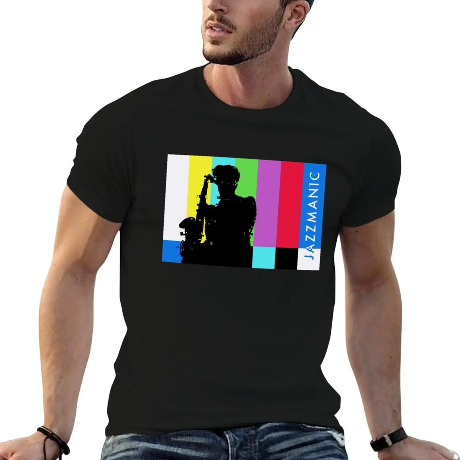Jazzmanic Technical Difficulties T-Shirt basketball graphic tees anime figures plain white t shirts men