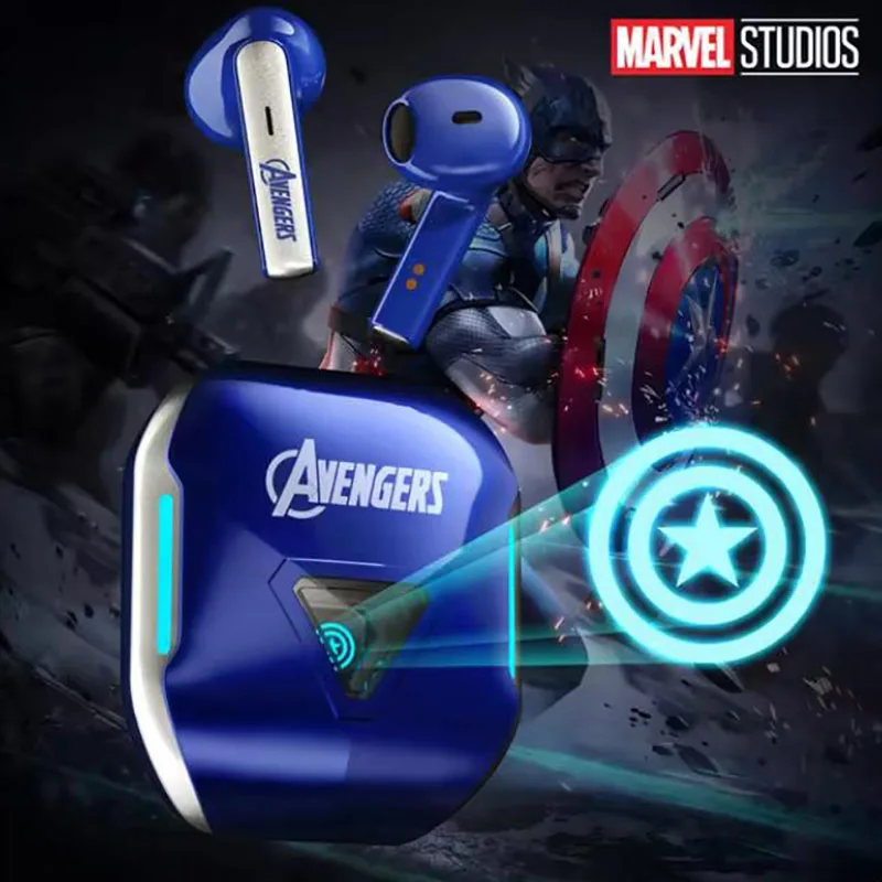 Marvel wireless BlueTooth Earphone esports Gaming Low latency HQ In-ear Long lasting battery life Intelligent noise reduction