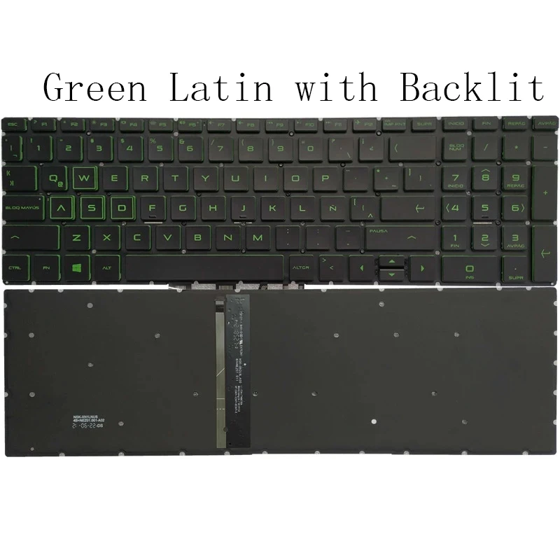 

Испанская клавиатура для ноутбука HP Pavilion 15-DA 17-CA 17-BY 15-CN 15-CR 15-CW 15-DR 15-EC 15-CX 15-DK 15-DF 15t-DA 17Z-CA