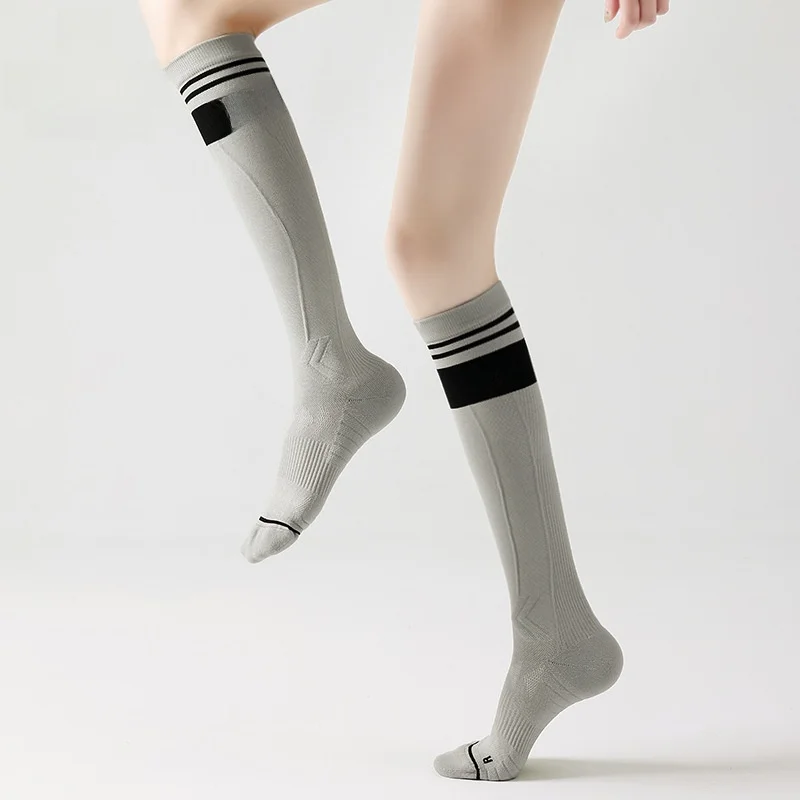 

Women's High-Pressure Compression Socks, Lightweight, Breathable, Quick-Drying, Towel-Soled Sports Socks