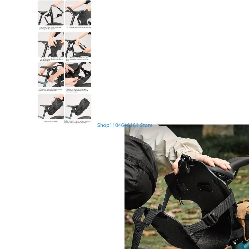 

Bicycles Saddles Tail Bag Stabilizers Mounting Bracket Adjustable Rear Bike Rack Light Weight Bicycles Tail Bag Carriers