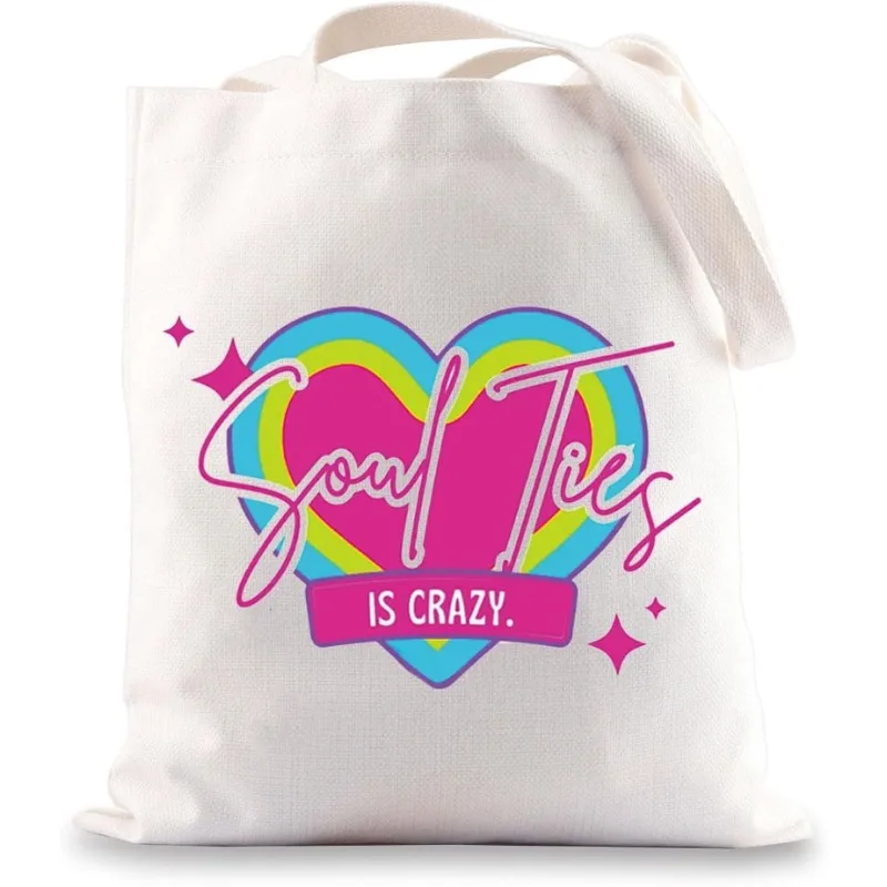

Reality Show Tote Bag Soul Ties Is Crazy Gifts Reality Show Fan Gifts Reality Show Inspired Shoulder Bag Cosmetic bags Handbags