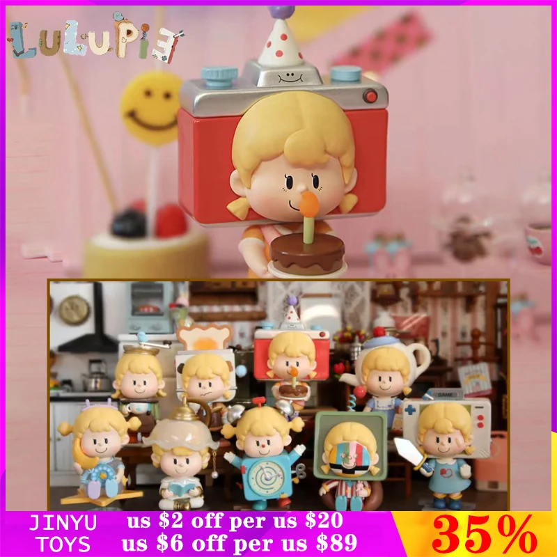 

Original Lulupie Little Goods Series Blind Box Toys Caja Ciega Kawaii Action Figures Cartoon Doll Model Children's Holiday Gift