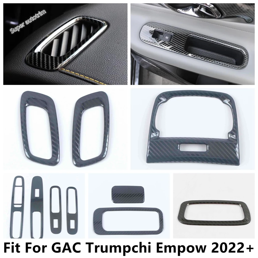 

Head Lights Switch / Glove Box / Window Lift / Dashboard AC Air Outlet Cover Trim Accessories For GAC Trumpchi Empow 2022 - 2024