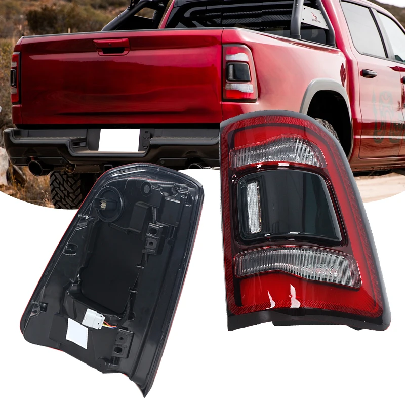 LED Taillight For Dodge RAM 1500 2019 2020 2021 Brake Light Turning Flashing Light Driving Signal Light Warning Light Assembly