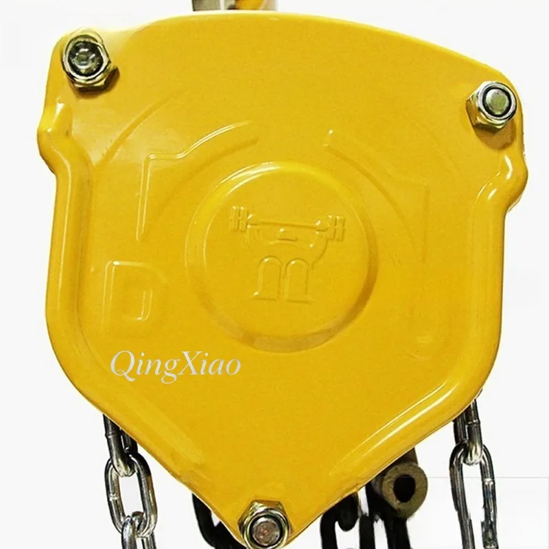 HS-C Triangle Manual Lifting Hoist Hand Pull Chain Block Double Pawl Brake Portable Hand Chain Hoist Heavy Load Industrial - view 3