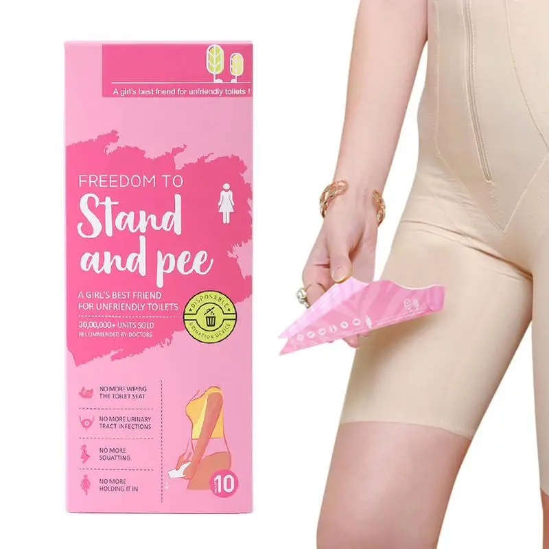 Disposable Female Urination Device Portable Standing Pee Paper Cup Women Urinal Funnel for Pregnant Travel Camping Outdoor