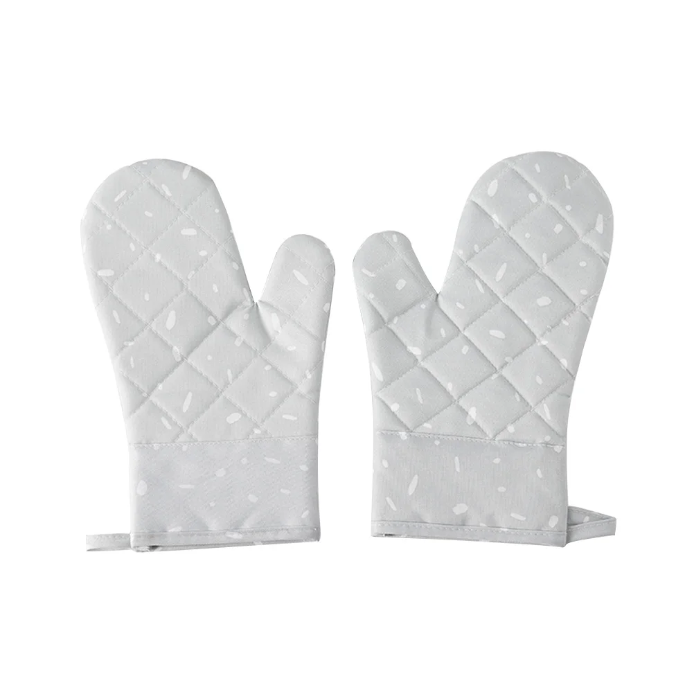 Guanti isolanti Guanti da forno Guanti da cucina per microonde Cottura Guanti isolati in silicone addensato per