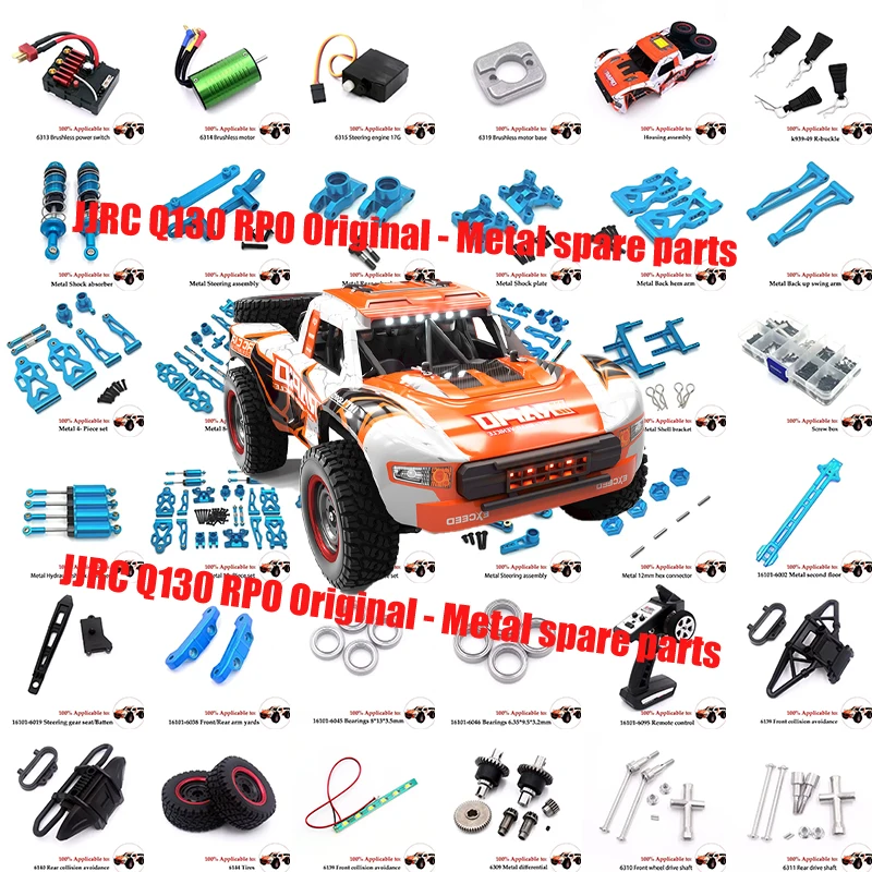 

JJRC Q130 RC Car Accessory Remote Control Motherboard Motor Arm USB Steering Engine Car Accessories Esc Rc Crawler Parts