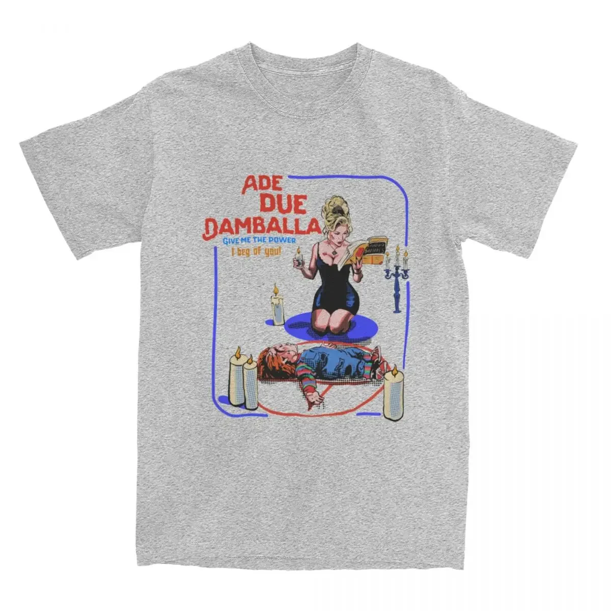 Funny Tees Short Sleeve Round Neck 100% Cotton Ade Due Damballa Bride Of Chucky Men Women's T Shirt Vintage Accessories fashion