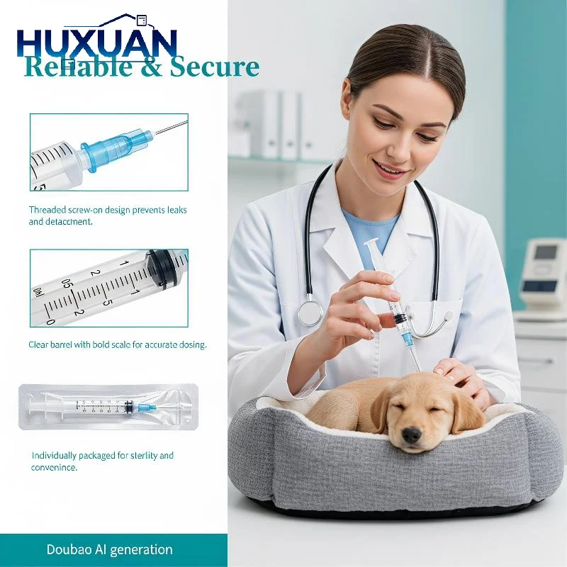 Seringues jetables Luer Lock de 3ml, 10 pièces, adaptées aux animaux de compagnie et aux animaux d'élevage, à usage industriel, pour la distribution en laboratoire