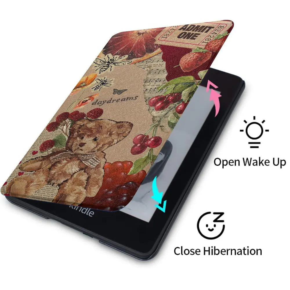 kindle case paperwhite3th Silicone soft shell  funda 2021 11th  8th generation 2022kindle Youth version TPU leather case