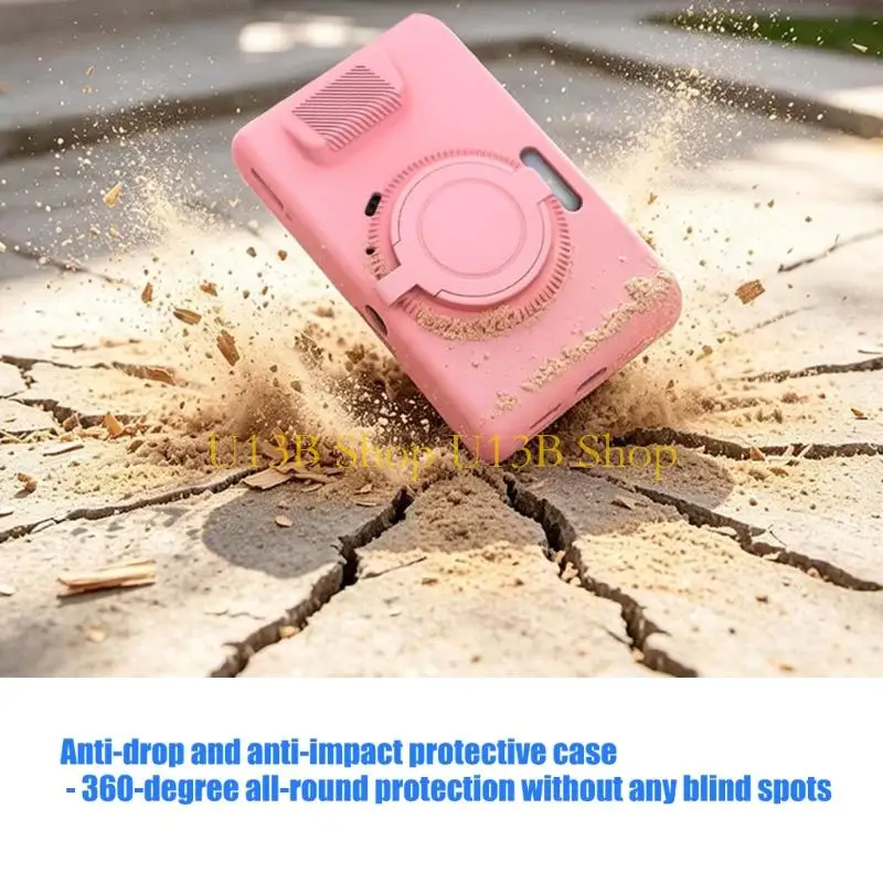 U13B Silicone Case Sleeve with Grip Texture and Carry Lanyard Fit for PIXPRO C1