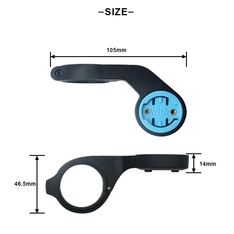 Bicycle Computer Mount Holder Plastic MTB Mountain Bike Handlebar Odometer Stopwatch Rack