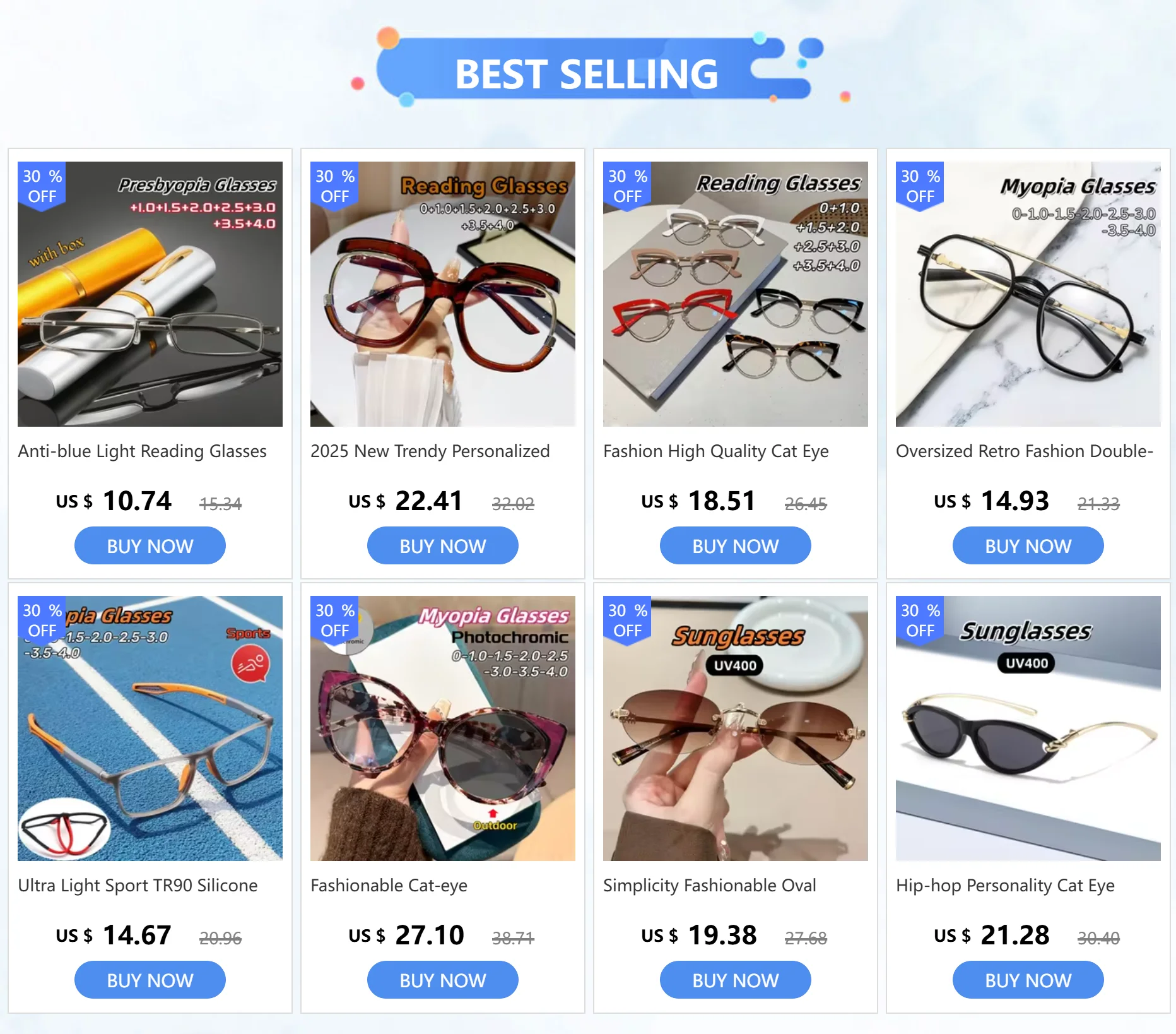 Photochrome Myopie-Brille mit Katzenauge, elegant, vielseitig, ultraleicht, bequem, Augenschutz, Kurzsichtigkeitsbrille, 0 bis -4,0 – Detail 1