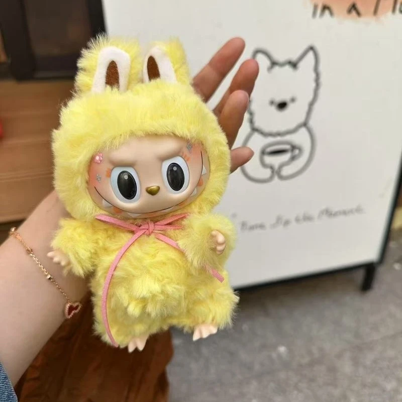 

New Labubu Modified Baby Labubu Mysterious Yellow Series Vinyl Blind Box Toy Can Be Collected And Given As A Gift To Children