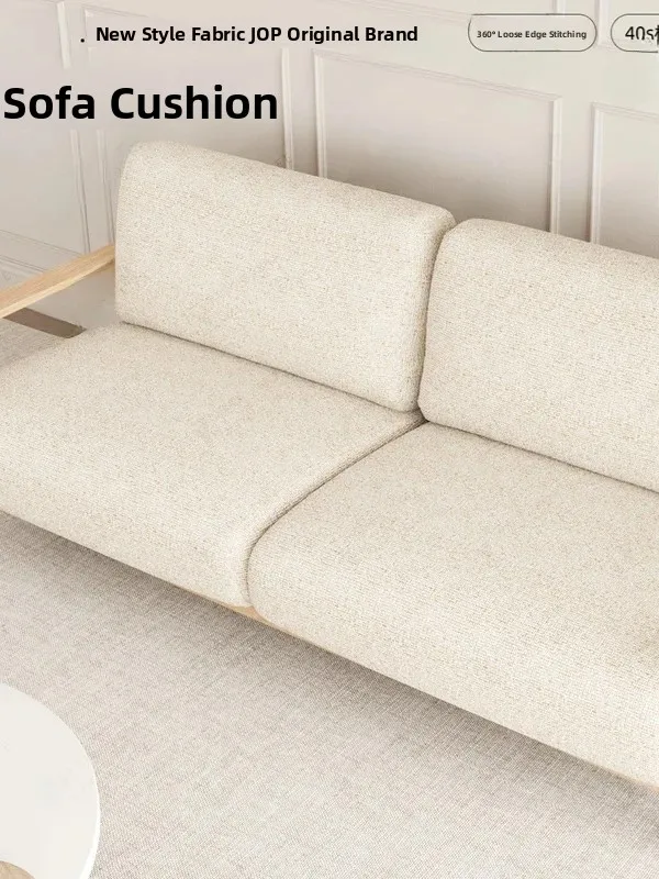 New Luxury High-End Sofa Cushion Snowflake Linen Sensation Universal Anti-Slip Full Wrap  Wood Sofa Covering Pad Cover