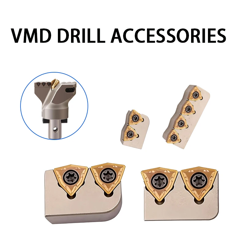 

VMD Large Hole Deep Hole Internal Cooling Adjustable Centering UDrill Accessories VMC Insert Tool Holder Drill Tool Holder