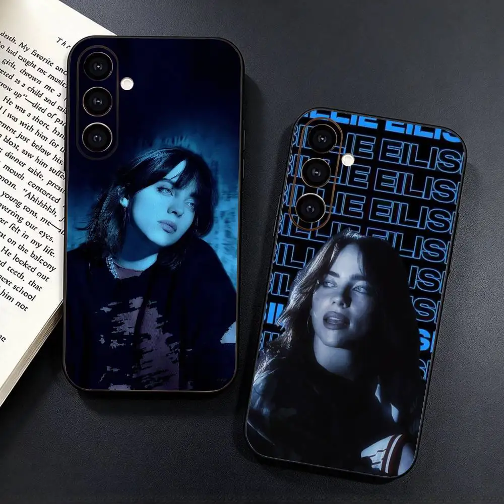 Hit Me Hard and Soft B-BillieS Phone Case For Samsung Galaxy A73,A72,A71,A70,A53,A52,A51,Soft Silicone Black Cover