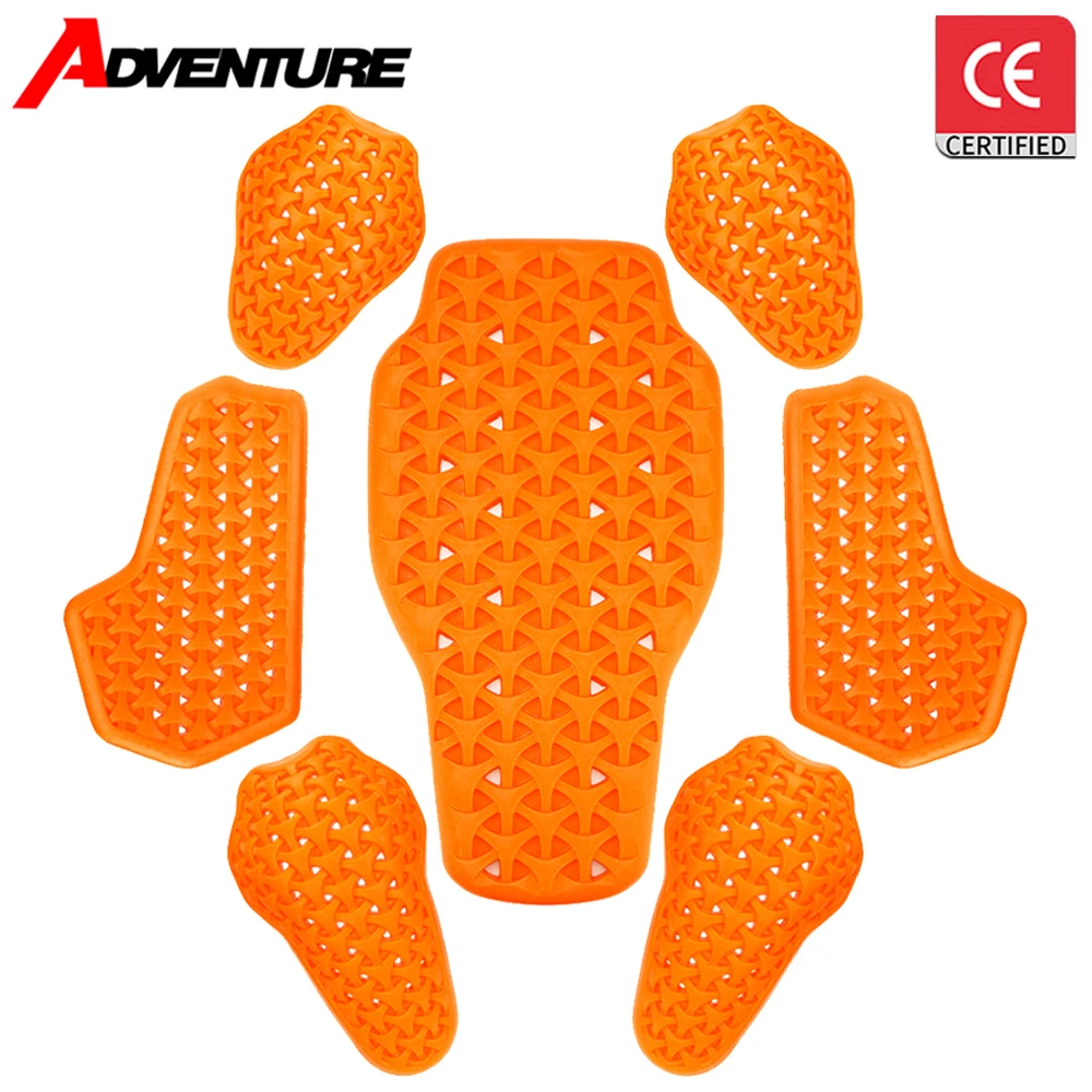 

Защитное снаряжение CE для мотоцикла, защитная накладка на плечо, локоть, спина, гоночная защитная вставка, броня, оборудование для защиты спины