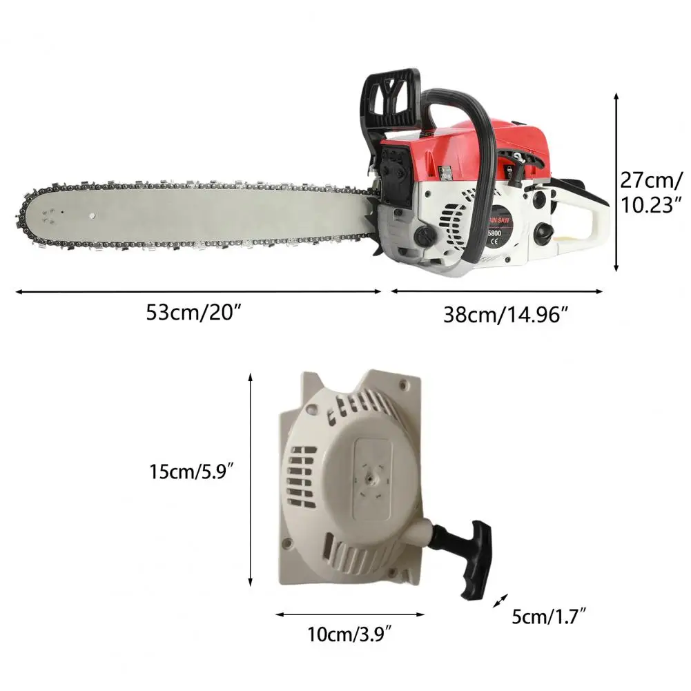 1 Set Gas Chain Saw Gas-powered Chainsaw Gasoline Chainsaw, Chainsaw Cutting Wood Gas Sawing, Chain Saw Set