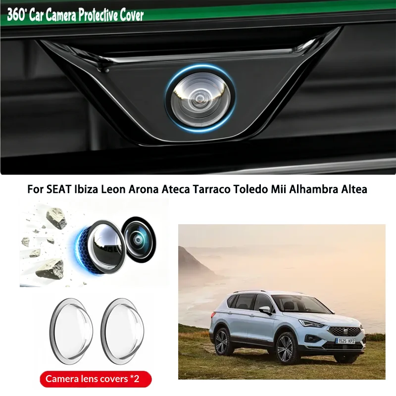 

Car camera protective cover lens cover For SEAT Ibiza Leon Arona Ateca Tarraco Toledo Mii Alhambra Altea