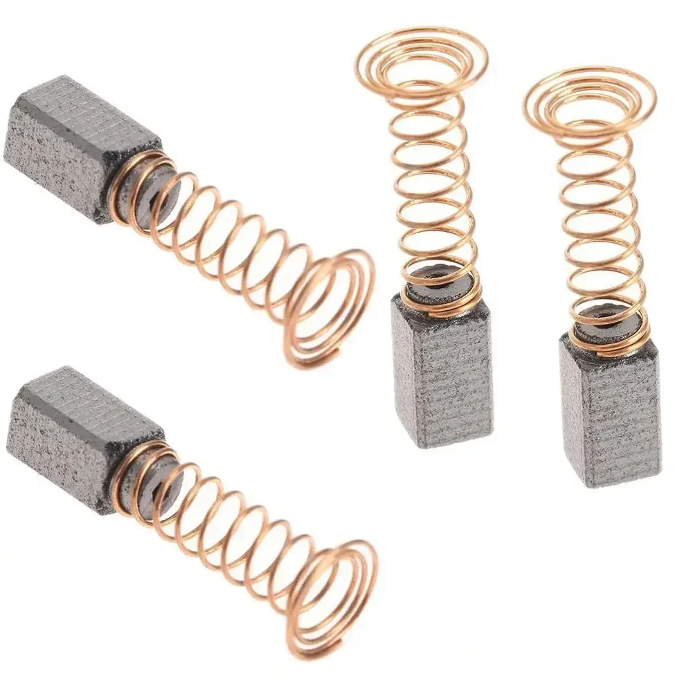 Power Tools Carbon Brush 4Pcs For Electric Motor Jade Engraving Metal 4.8*5.5*7.3mm For 200/4000 Drill