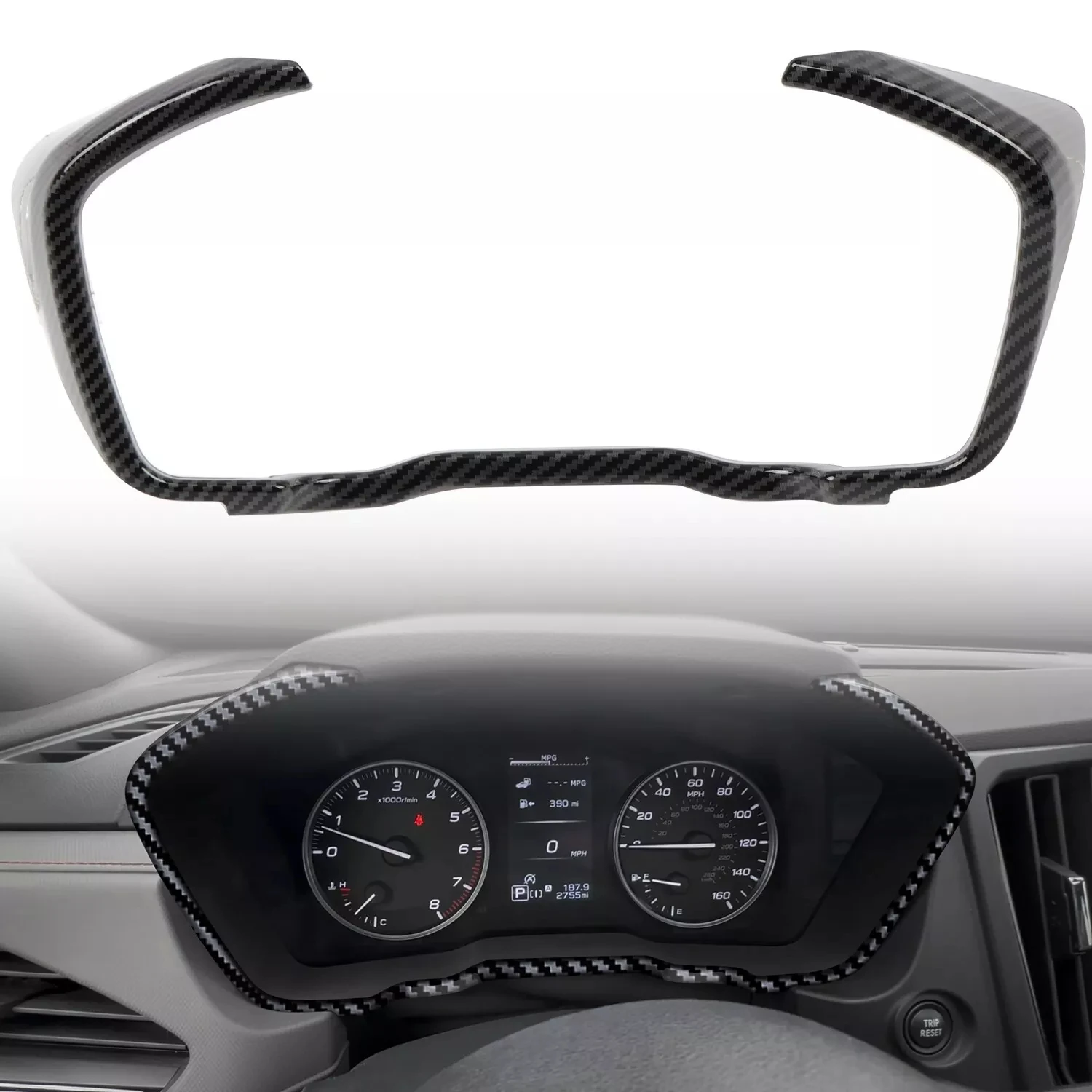 

Для Subaru Forester 2024 2025 приборная панель рамка крышка отделка наклейки из углеродного волокна декоративные аксессуары для салона автомобиля