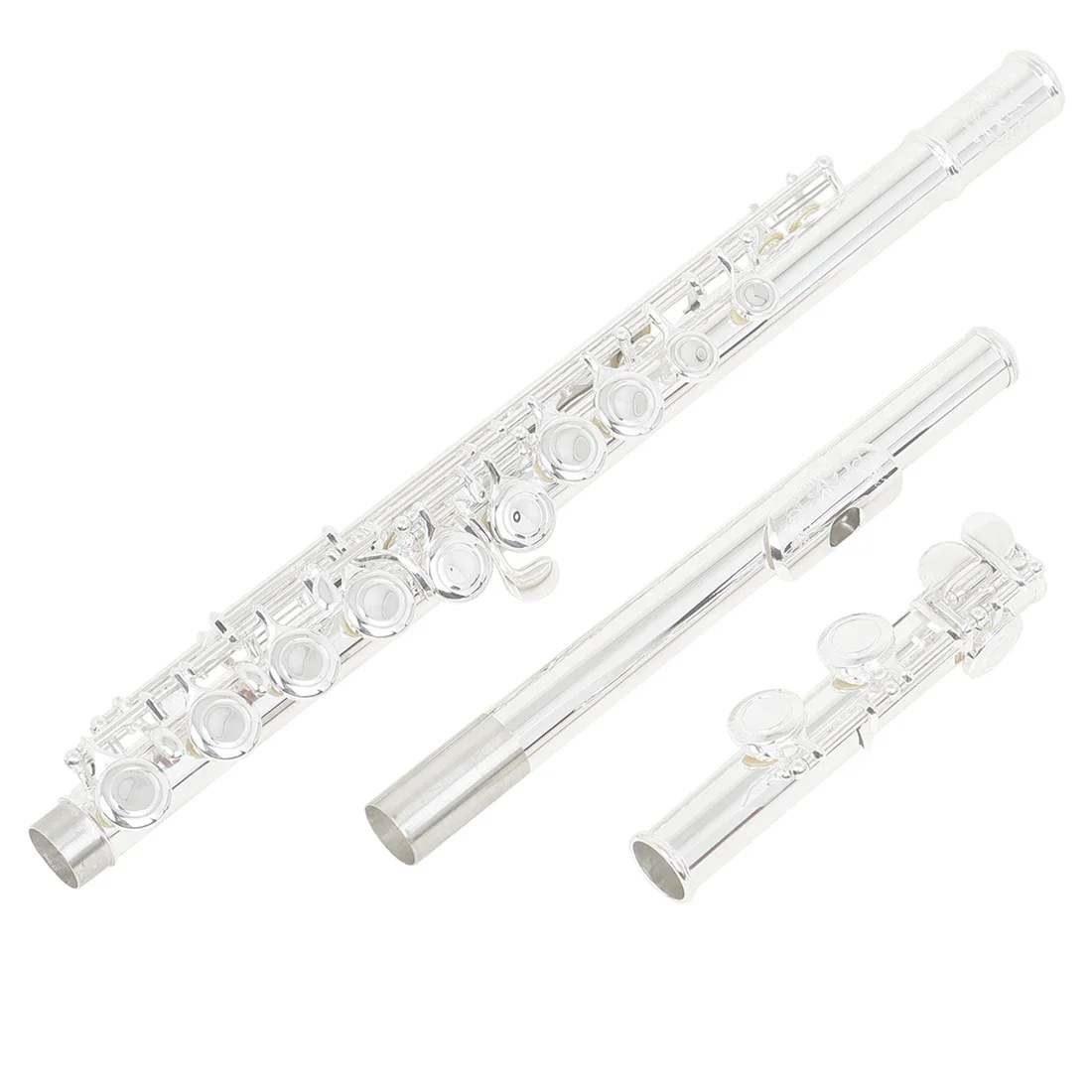 MBAT 16-Loch-Flöte, C-verstellbar, geschlossenes Loch, professionelles Holzblasinstrument, weißes Kupfer, versilbert, für Musikbegeisterte