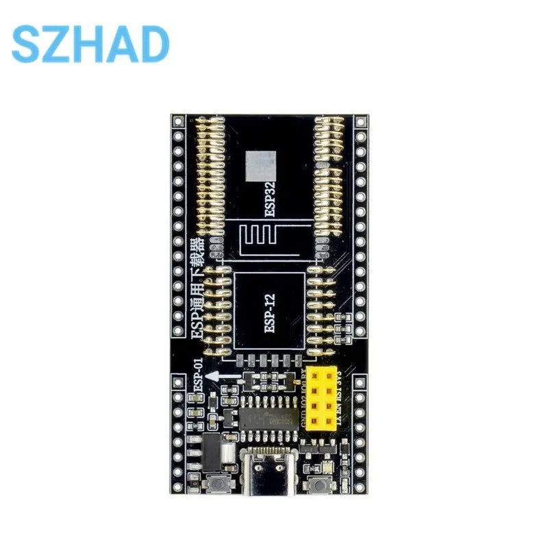 ESP8266 ESP32-WROVER Development Board Test Programmer Socket Downloader for ESP-01 ESP01S ESP12 ESP32 Adapter CH340