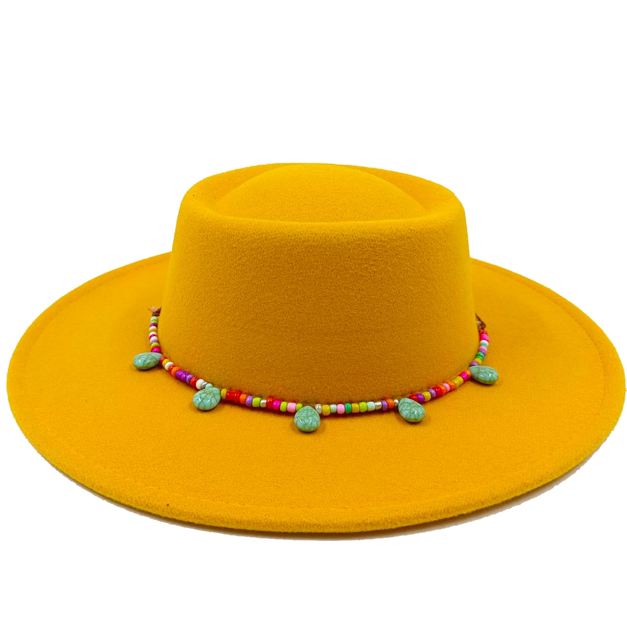 Wide Brim Fedora Hat New Accessories Flat Brim Hat Men\'s Fedora Hat Women\'s Fedora Hat Panama Hat sombrero mujer