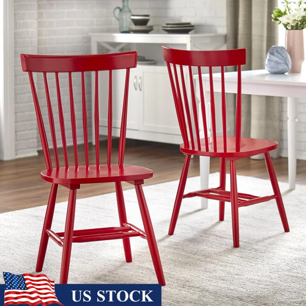 

Venice Chair Set of 2 Solid Wood Dining Chairs Comfortable Indoor Seating Kitchen or Dining Room