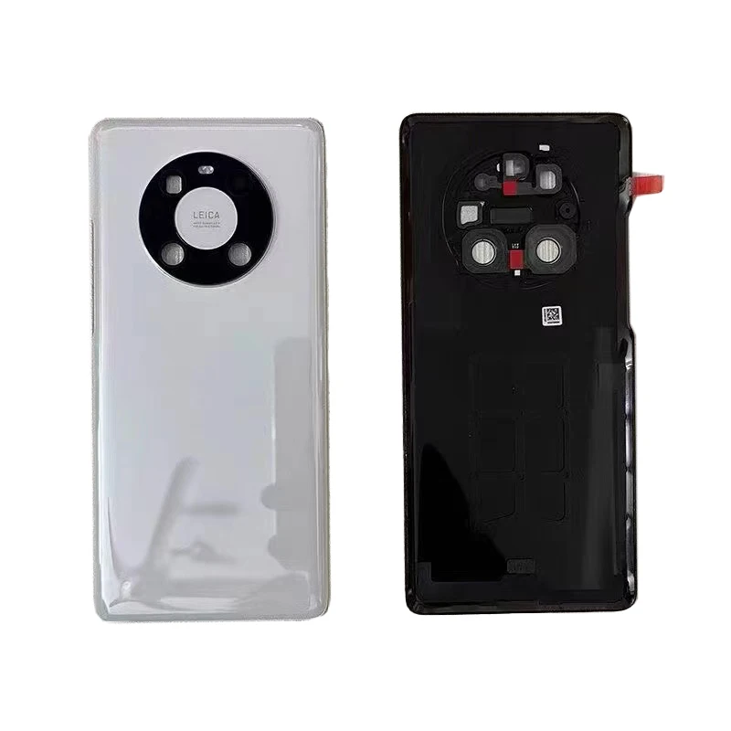 Original New Glass For Huawei Mate 40 Pro Back Cover For Huawei Mate 40 Pro Back Battery Cover With Camera Frame+Flash Cover