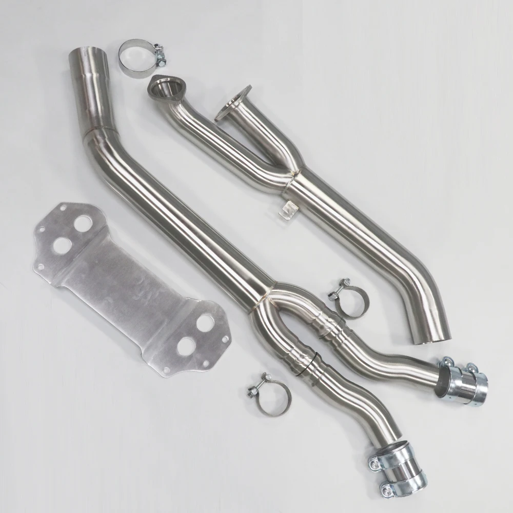 

For2021-2024 For BMW M3 M4 G80 G82 Tuning Exhausted Systems New 304 Midpipe With Fender Apron For S58B30A 3.0T