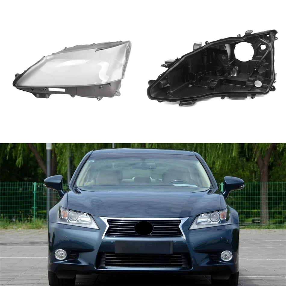 For Lexus GS GS250 GS350 GS300 GS430 2012 2013 2014 2015 Auto Accessory Car Base Head Lamp Shell Headlamp House Lights Cover
