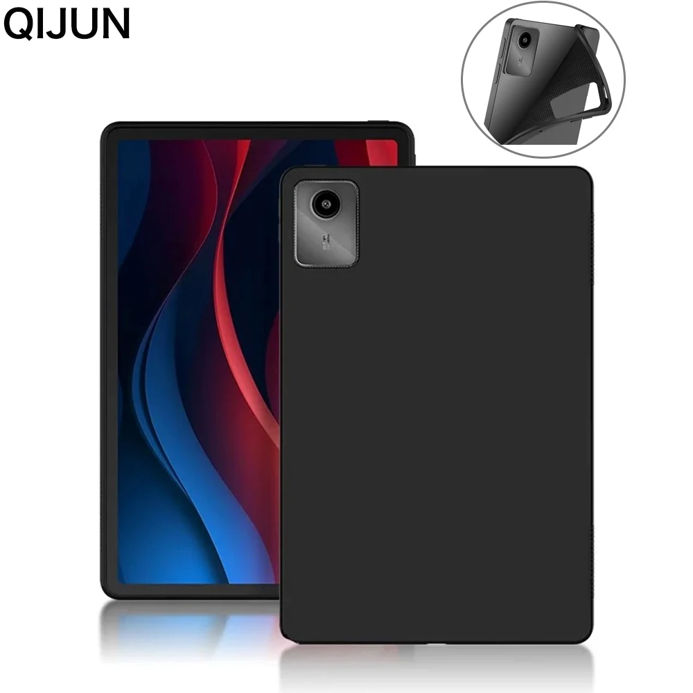 

Shockproof Protector Funda For Lenovo Tab M11 Case 11 inch Cover For Lenovo Xiaoxin Pad 2024 11inch TB331FC Black Soft TPU Shell