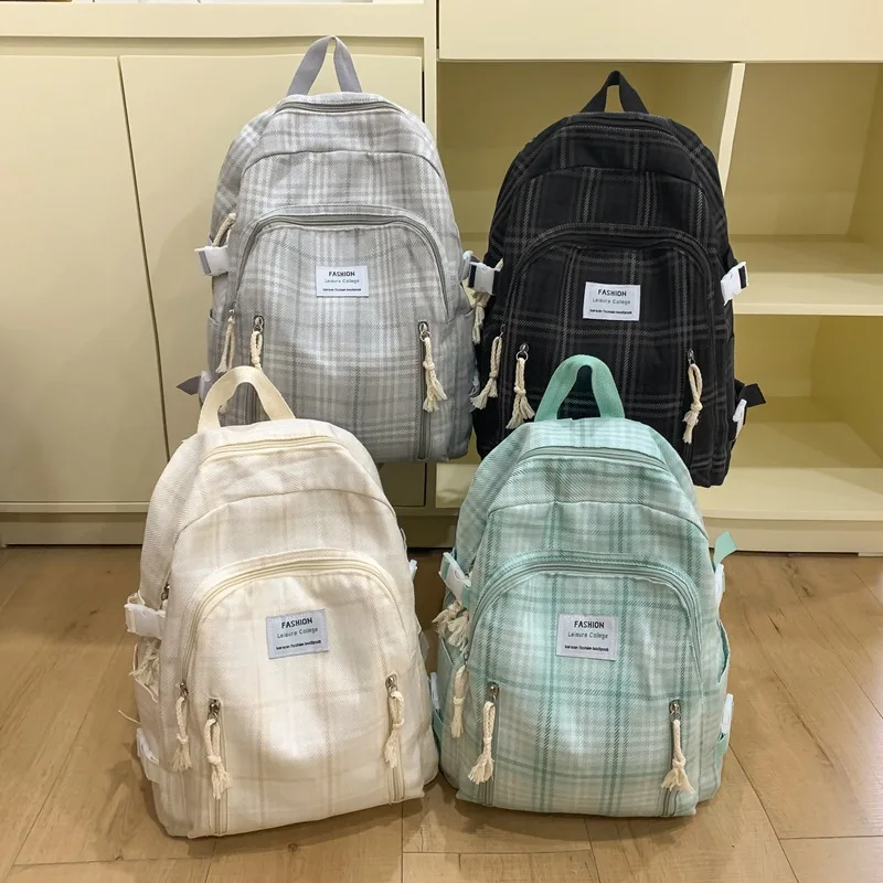 Kinderrugzak voor jongens Rugzak Peuterrugzakken Geruit patroon Trendy Moeder Kindertassen voor meisjes Schooltassen Mochila Р ien Sierra Bolsa