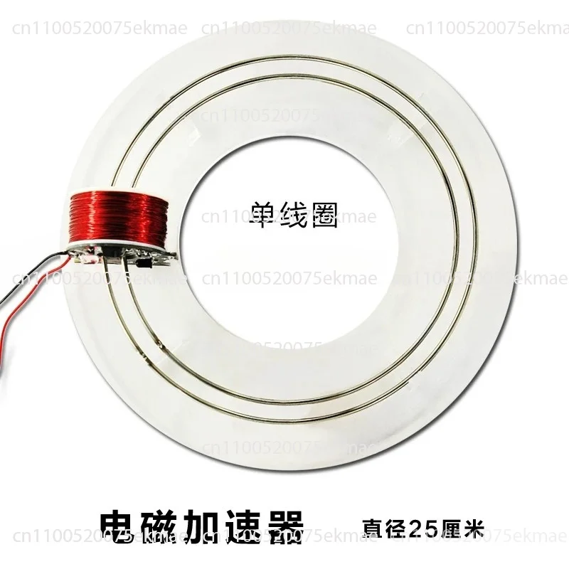 DIY self-made electromagnetic ring cyclotron six-coil experimental equipment