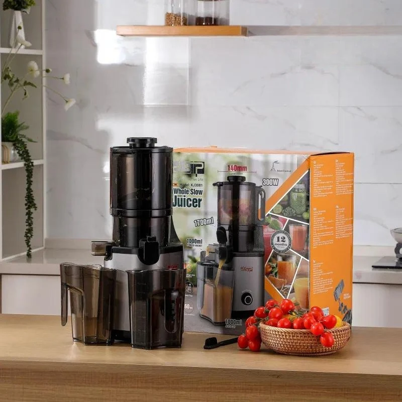 Large caliber slow juicer non-cutting filter fruit and vegetable fresh pressing household slag separation