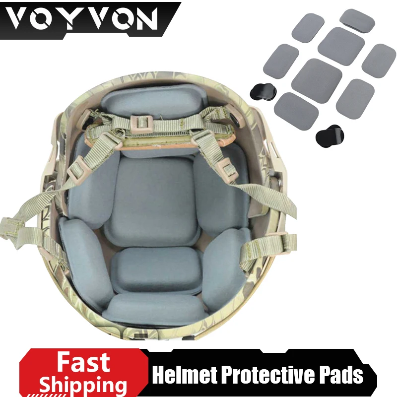 FMA Tactical Helmet Protective Pads for CP Helmet Replacement Helmet Pad Set Memory Foam Pads for Tactical Helmet Accessories